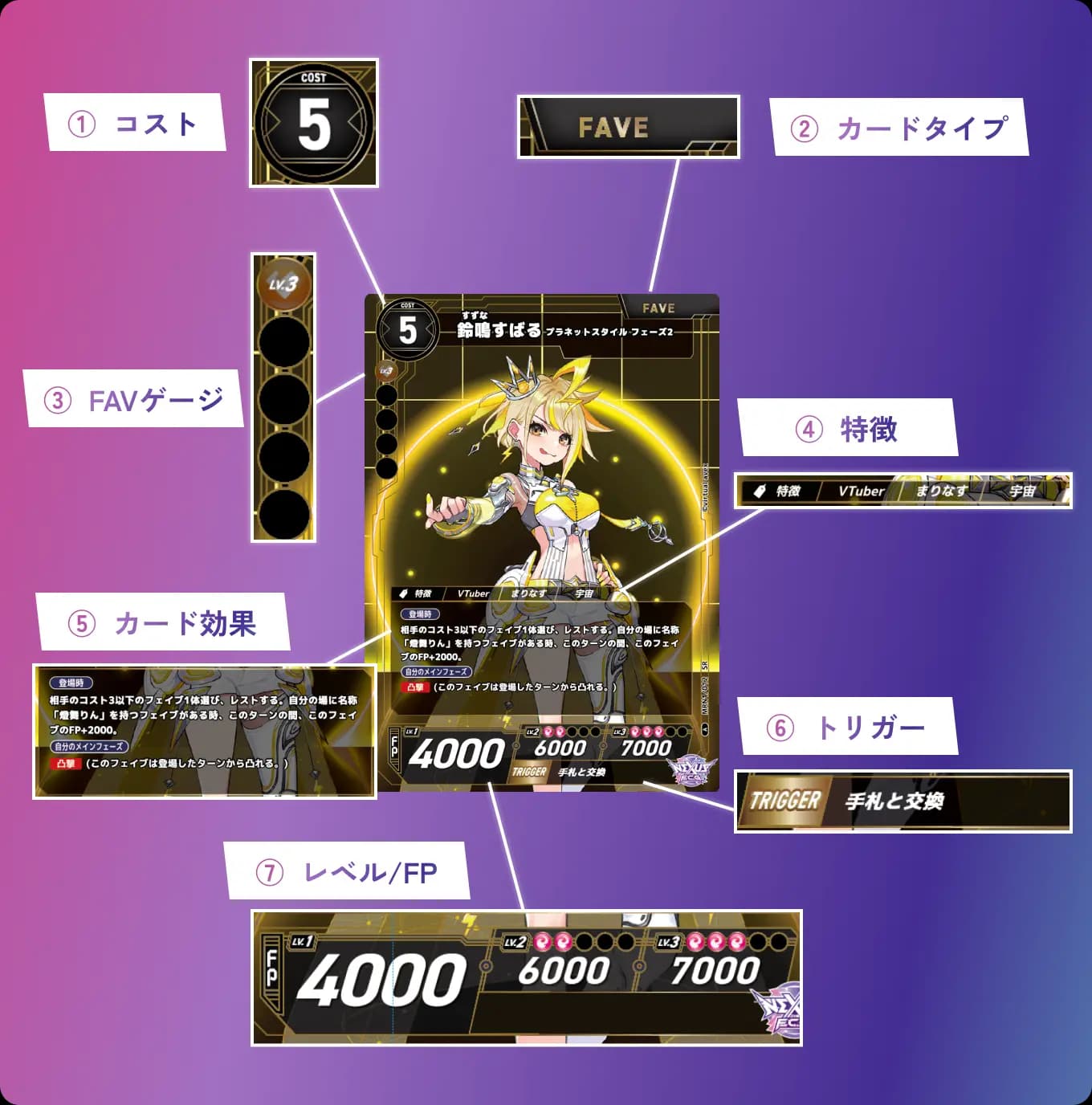 カードの見方